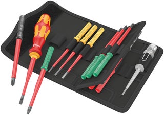 Wera Kraftform Kompakt VDE 16 extra slim 1 Tool Finder 16-osainen